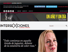 Tablet Screenshot of intersexciones.com
